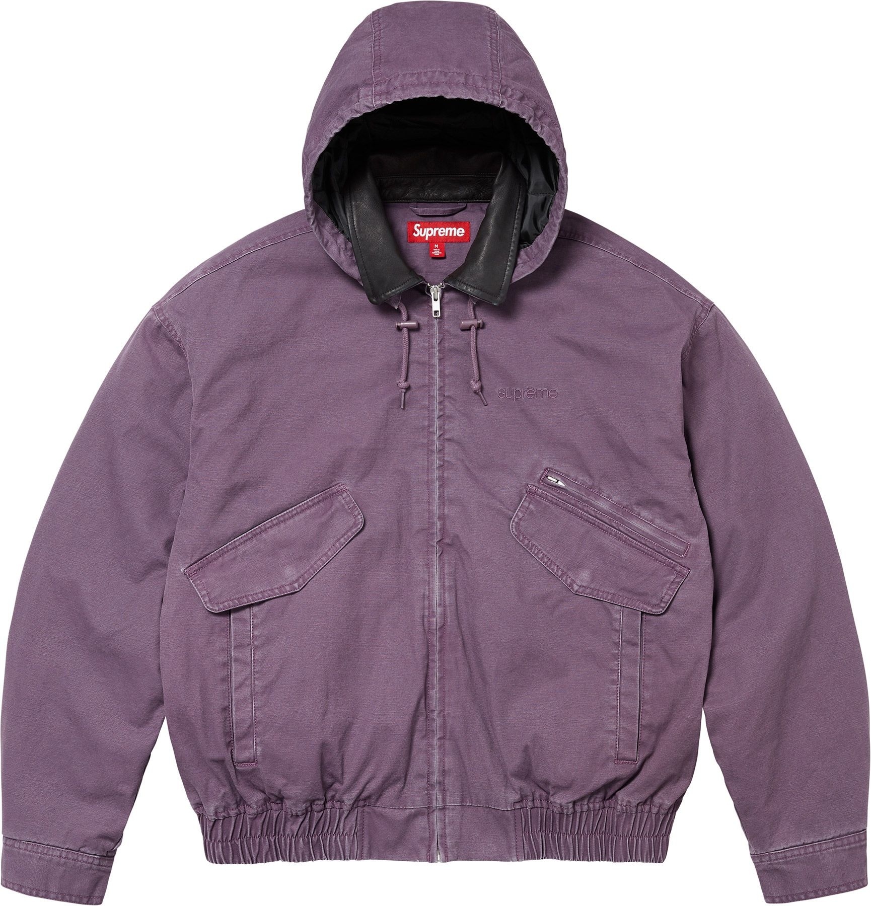 Leather Collar Utility Jacket view 22